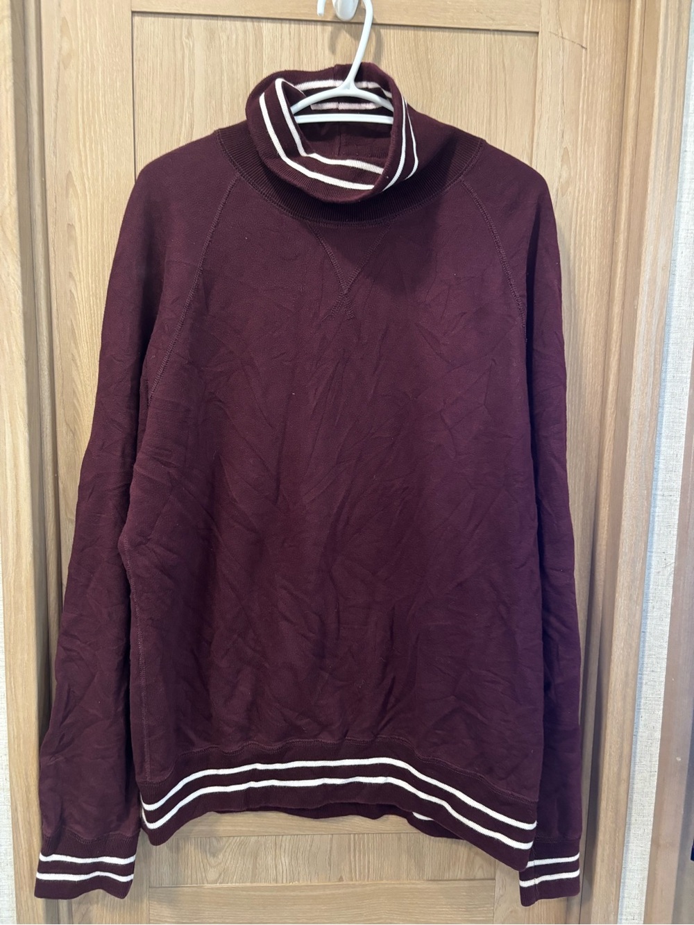 Champion x Todd Snyder Pullover Sweater Size L Burgundy Preppy Sports